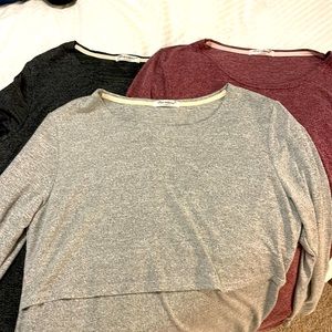 Lot of 3 nursing /breastfeeding shirts